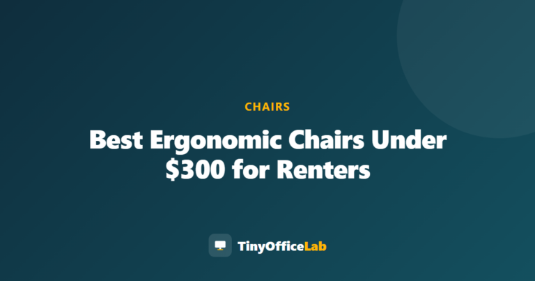 Best Ergonomic Chairs Under $300 for Renters