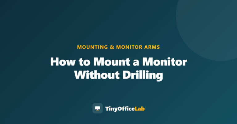 How to Mount a Monitor Without Drilling