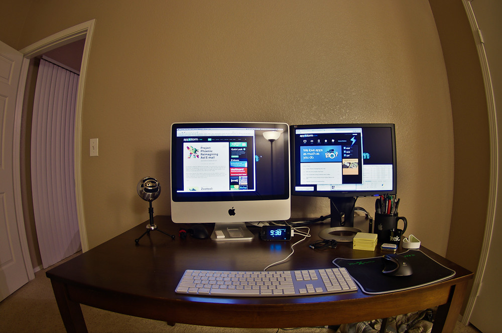Office desk (fisheye)